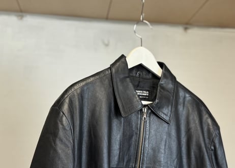 80s made in Italy leather jacket