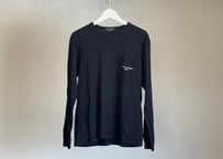 comme des garcons logo tops