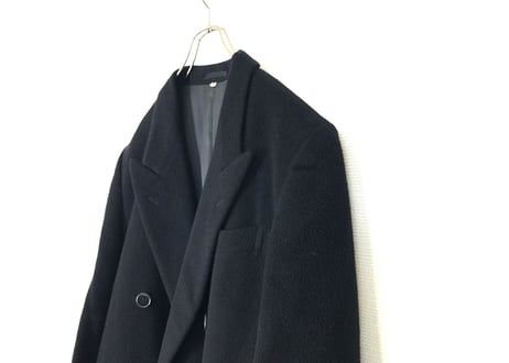 yves saint laurent double chesterfield coat