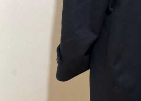trussardi cashmere wool double chesterfield coat