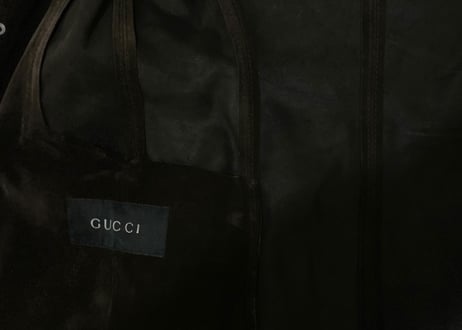 gucci leather jacket