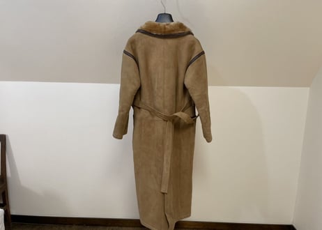 80s loewe muton leather coat dead stock