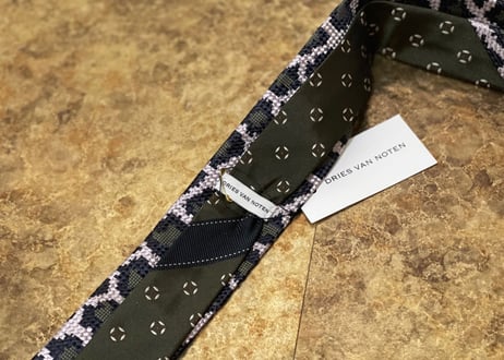 dries van noten 2020aw necktie dead stock