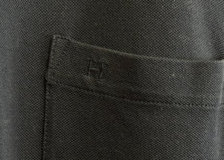 hermes "H logo"pocket tops