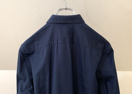 prada shirt dark navy