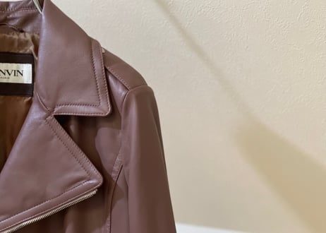 lanvin 2017aw leather jacket dead stock