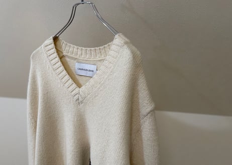 calvin klein jeans × raf simons low gauge knit
