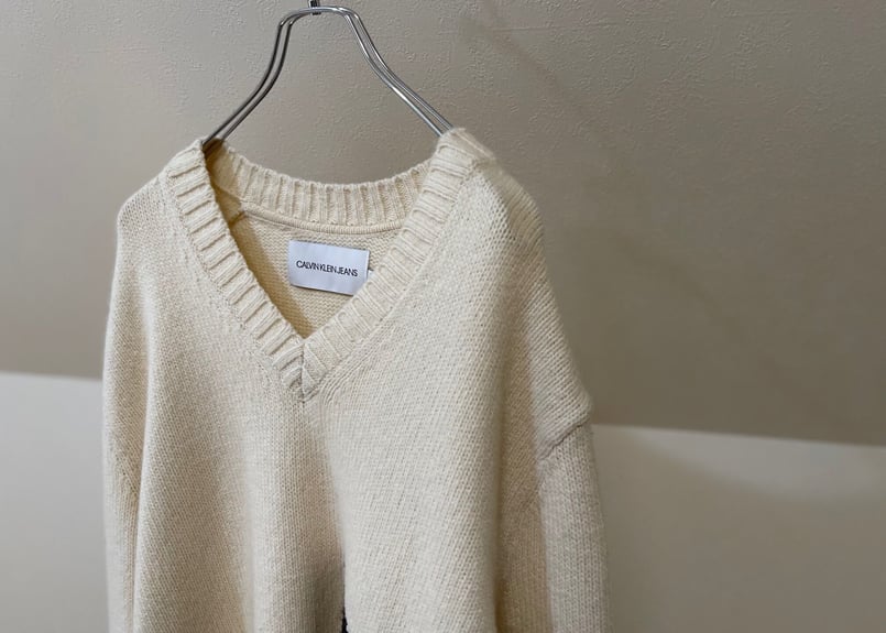 calvin klein jeans × raf simons low gauge knit 