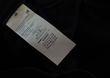maison margiela "再構築" back zip coat