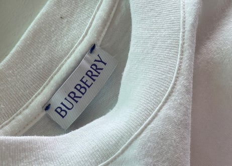 burberry 2024-25 over size rose tops