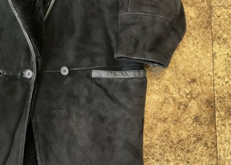 80s gianni versace istante leather coat