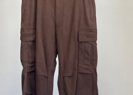 foll wide tack corduroy pants