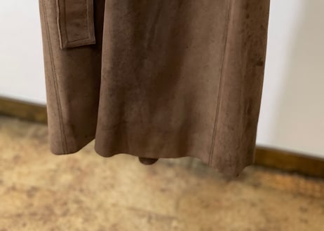 saint laurent leather coat