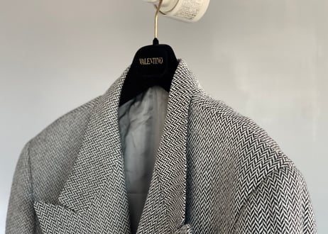valentino pure cashmere tweed jacket