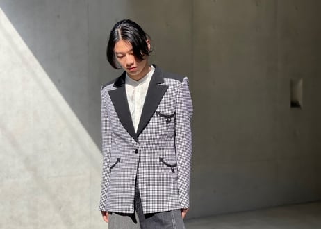 pacp rabamme 2021ss wide lapel jacket dead stock