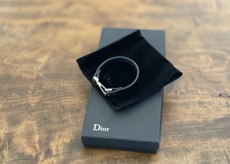 dior homme leather bracelet dad stock