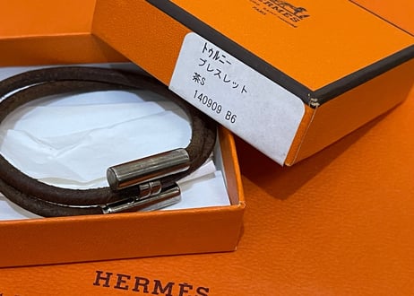 hermes  leather bracelet "tuiluni"