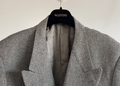 valentino pure cashmere tweed jacket
