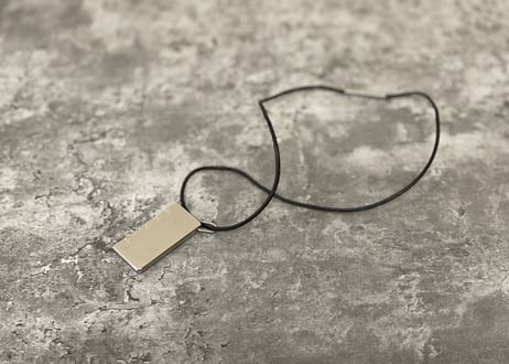 hermes silver necklace