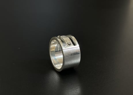 gucci silver ring 20号