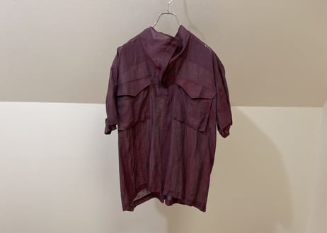1980s isseymiyake linen shirt