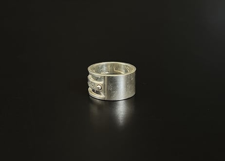 gucci silver ring 20号