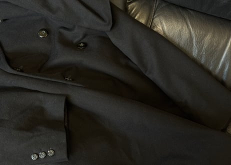 pure cashmere double long coat