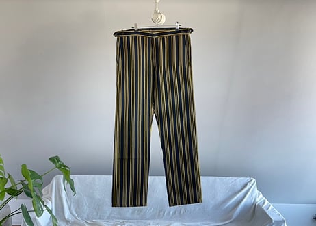 comme des garcons shirt made in France multicolored slacks