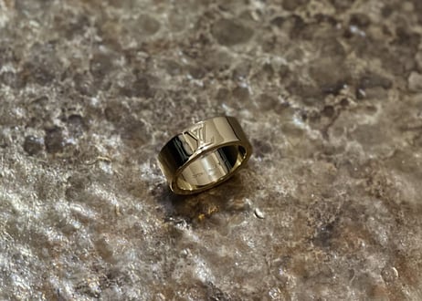 louis vuitton 2020aw LV logo ring dead stock