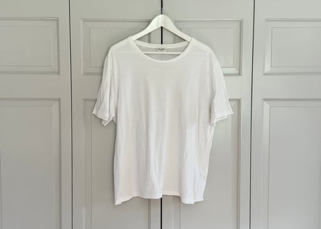 saint laurent logo tops