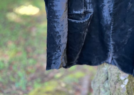 jilsander velour jacket