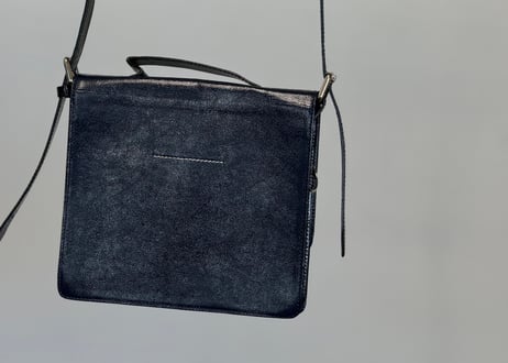 mm6 maison margiela leather shoulder bag