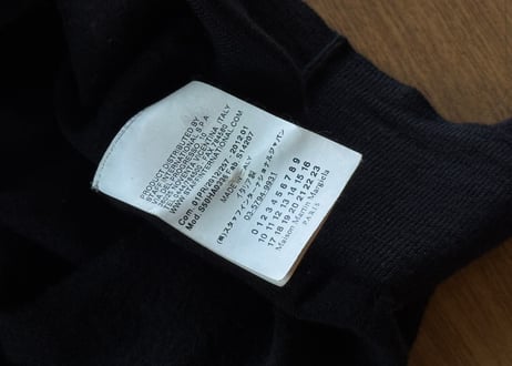 maison margiela black cardigan