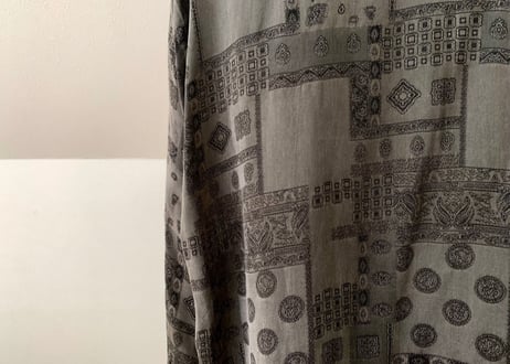 lanvin over size cupro shirt
