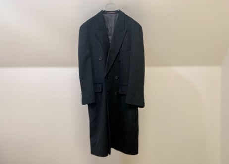90s pure cashmere chester chesterfield coat
