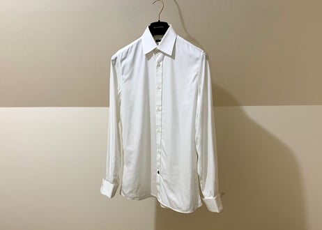 louis vuitton double cuffs shirt white