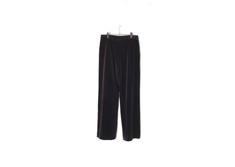 2019aw dries van noten velour wide pants 42