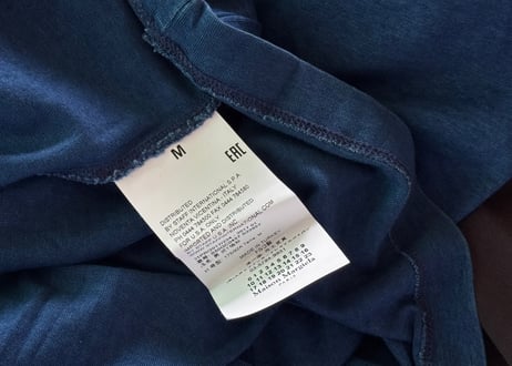maison margiela fade navy blue tops
