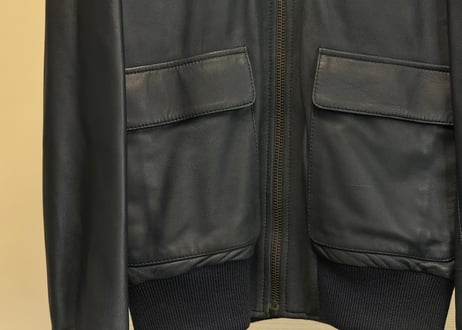 maison margiela leather jacket