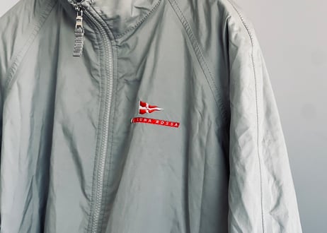 prada over size logo jacket