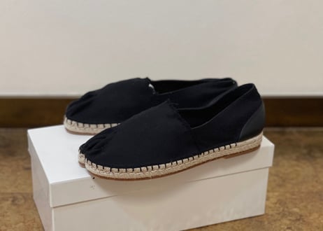 maison margiela tabi shose black 40 dead stock