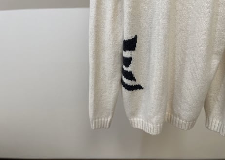 calvin klein jeans × raf simons low gauge knit