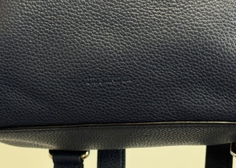 jilsander logo leather backpack