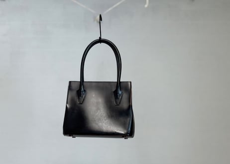jilsander logo leather bag