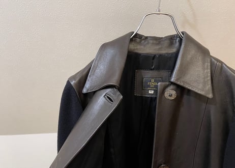 fendi leather jacket
