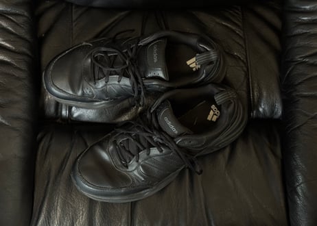 adidas leather sneakers