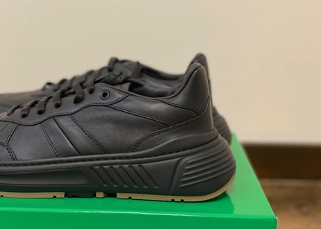bottega veneta 2019aw leather sneakes black 41 dead stock