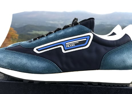 2020ss prada leather sneakers dead stock 8 half