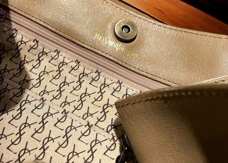 yves saint laurent leather bag