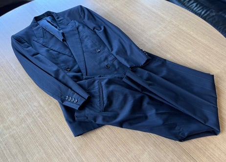 burberry double stripe set up suit